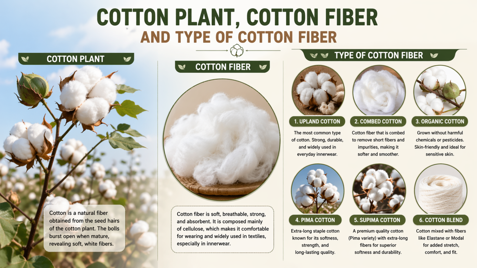 COTTON FIBER AND TYPE