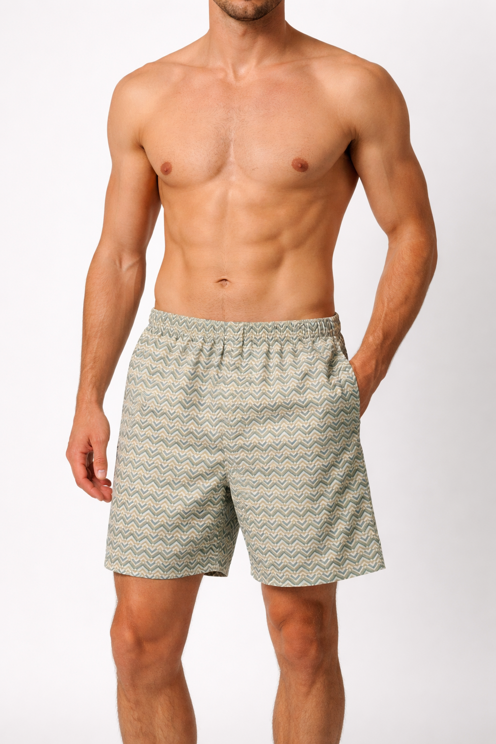 Mast and Harbour Men's Printed Pure Cotton Mid-Rise Boxer