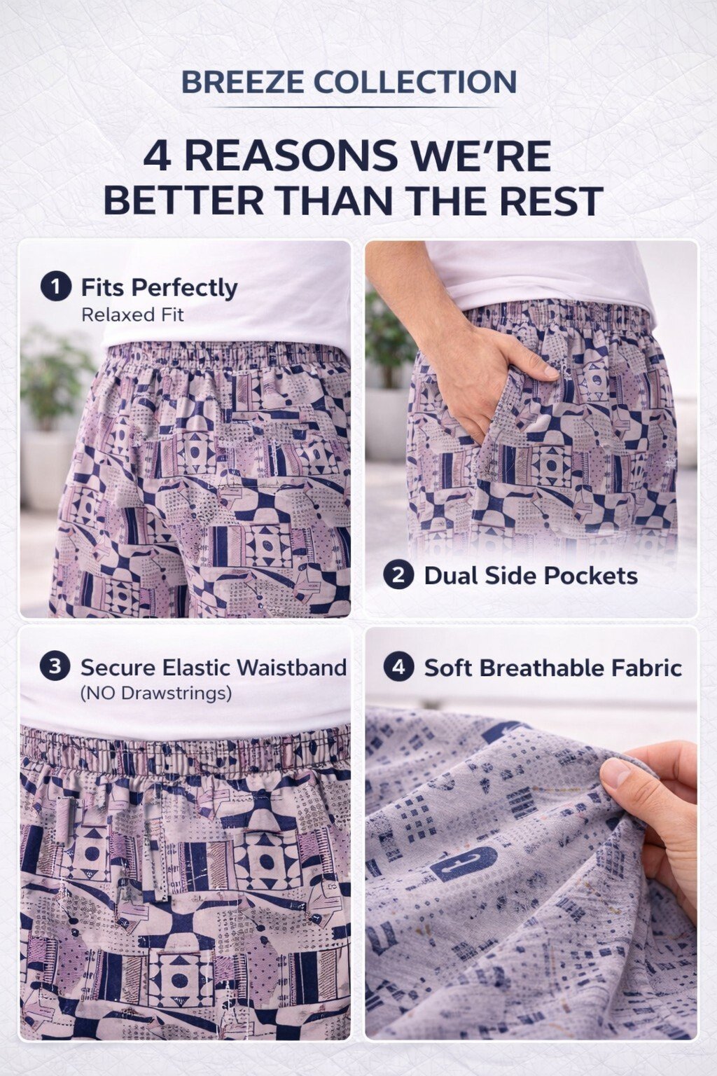 HRX Men's Printed Cotton Boxer - Image 4