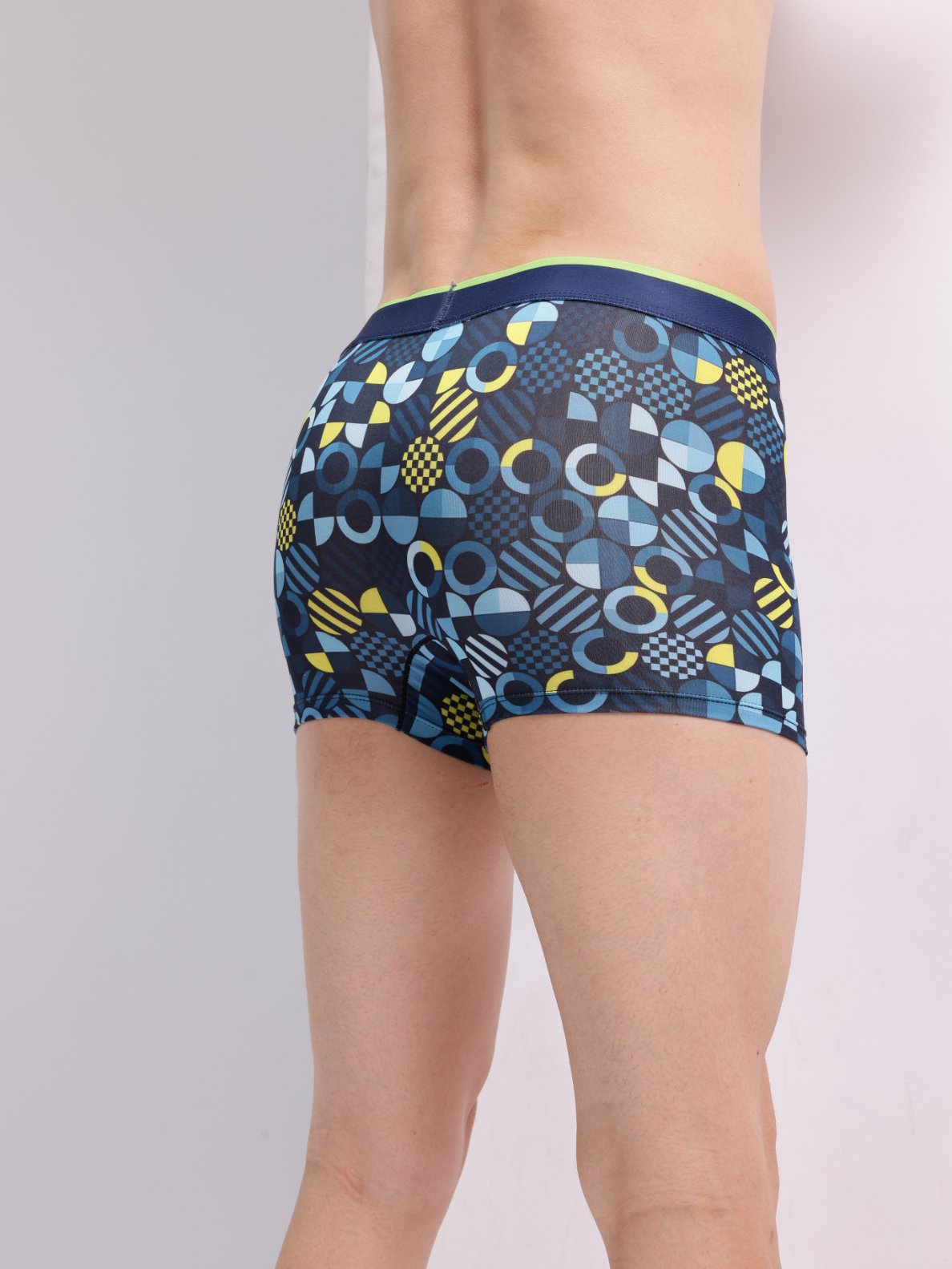 HRX Men's Pack Of 2 Printed Trunks Regular Fit Cotton Blend Underwear - Image 5