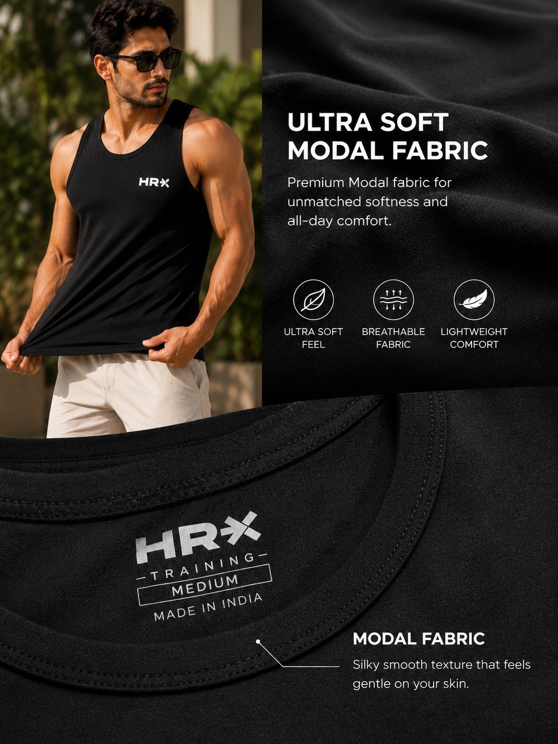 Bamboo Modal Mens Innerwear Vest - Image 8