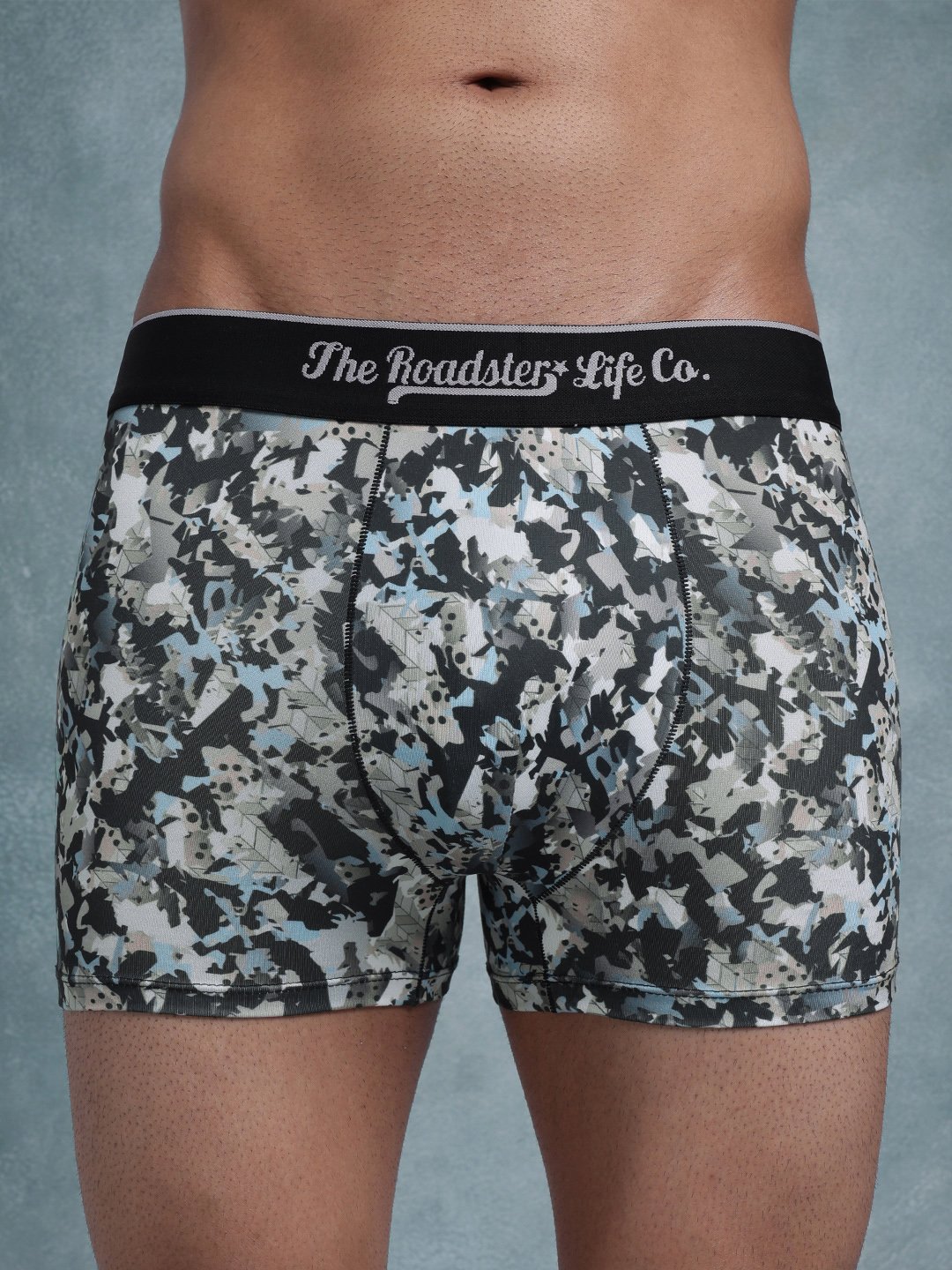 Roadster Men's Pack Of 2 Printed Ultrasoft Stretchable Trunk - Image 7