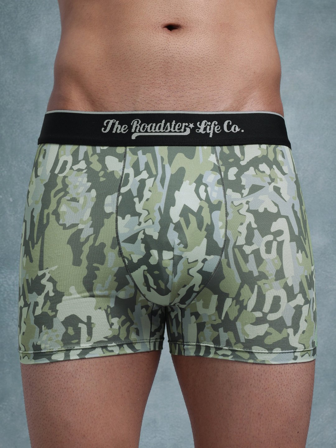 Roadster Men's Pack Of 2 Printed Ultrasoft Stretchable Trunk - Image 2