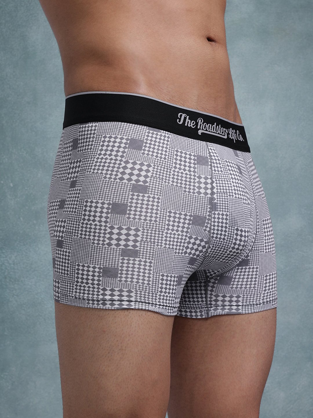 Roadster Men's Pack Of 2 Printed Ultrasoft Stretchable Trunk - Image 3