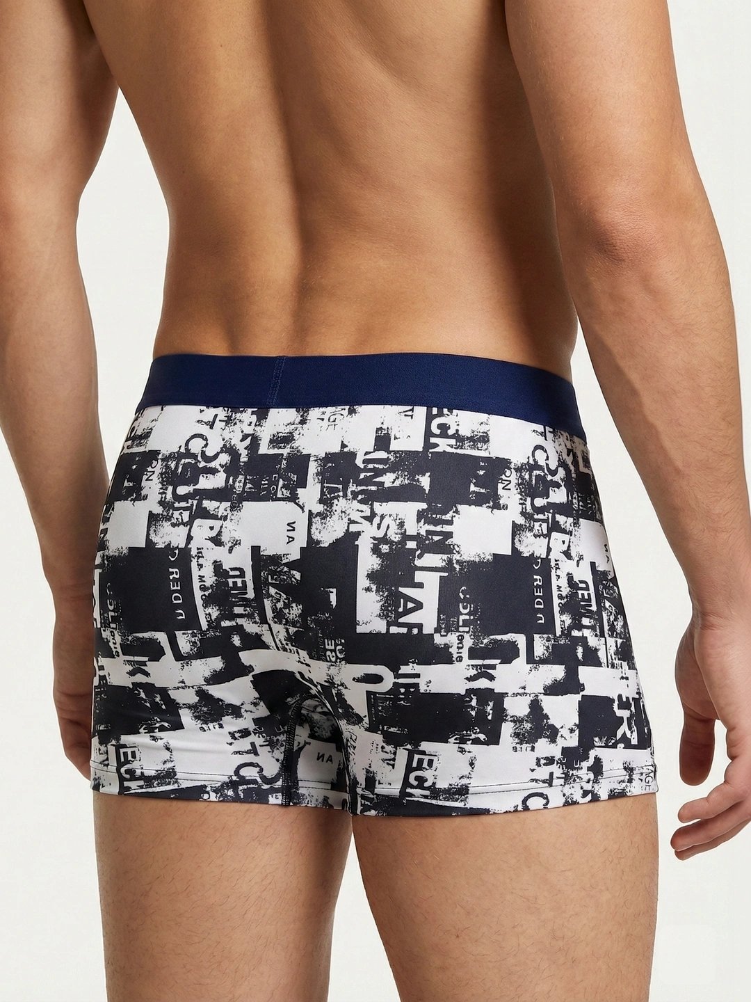 Dispenser Pack of 2 Men Printed Cotton Stretch Trunks Soft Comfortable Innerwear - Image 8