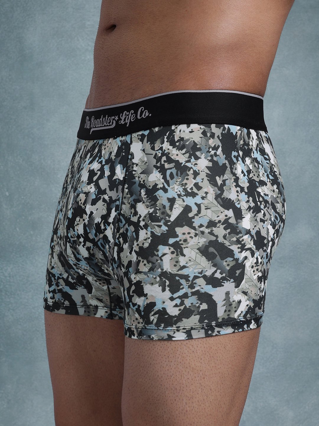 Roadster Men's Pack Of 2 Printed Ultrasoft Stretchable Trunk - Image 8