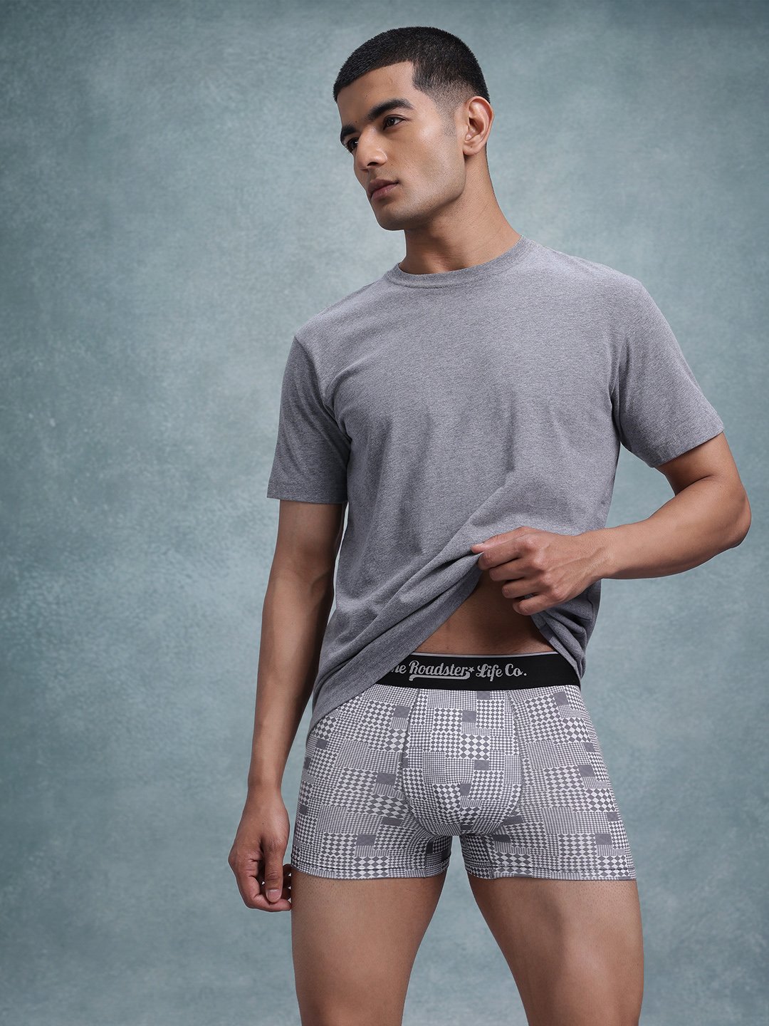 Roadster Men's Pack Of 2 Printed Ultrasoft Stretchable Trunk