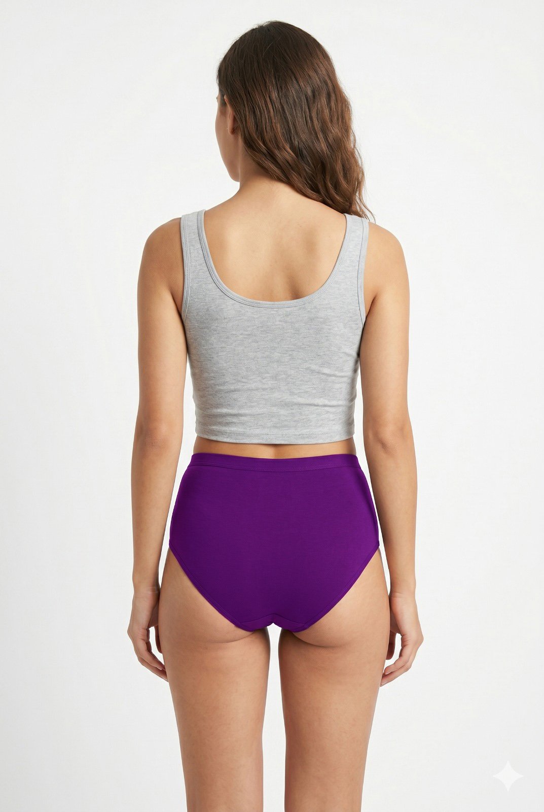 Women's High-Rise Basic Brief Panty – Soft Stretch, Full Coverag - Image 3