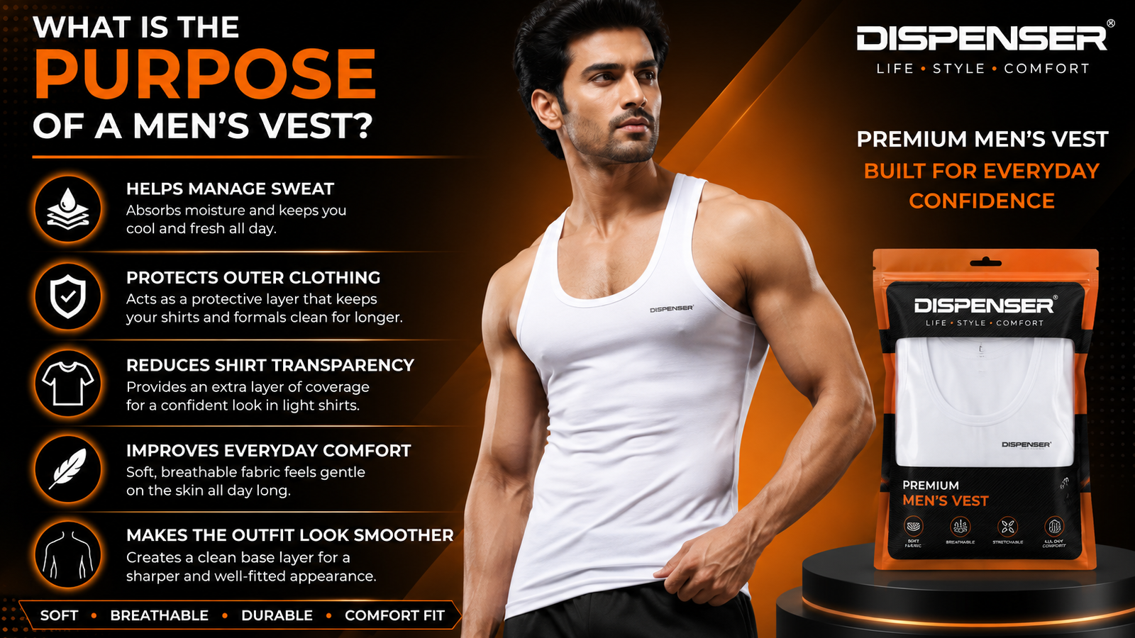 what is purpose of men vest