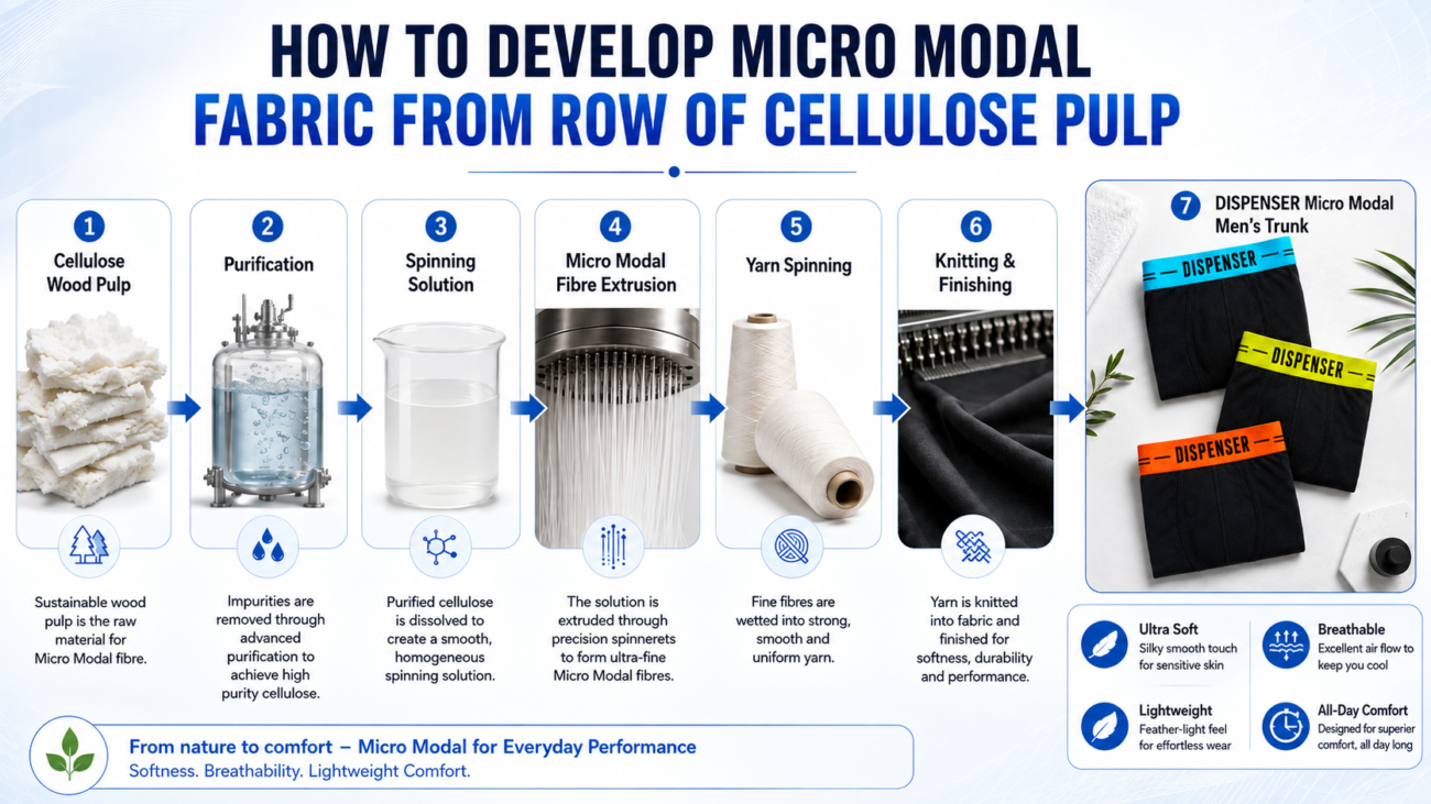 how to make micro modal fabric with complate guide